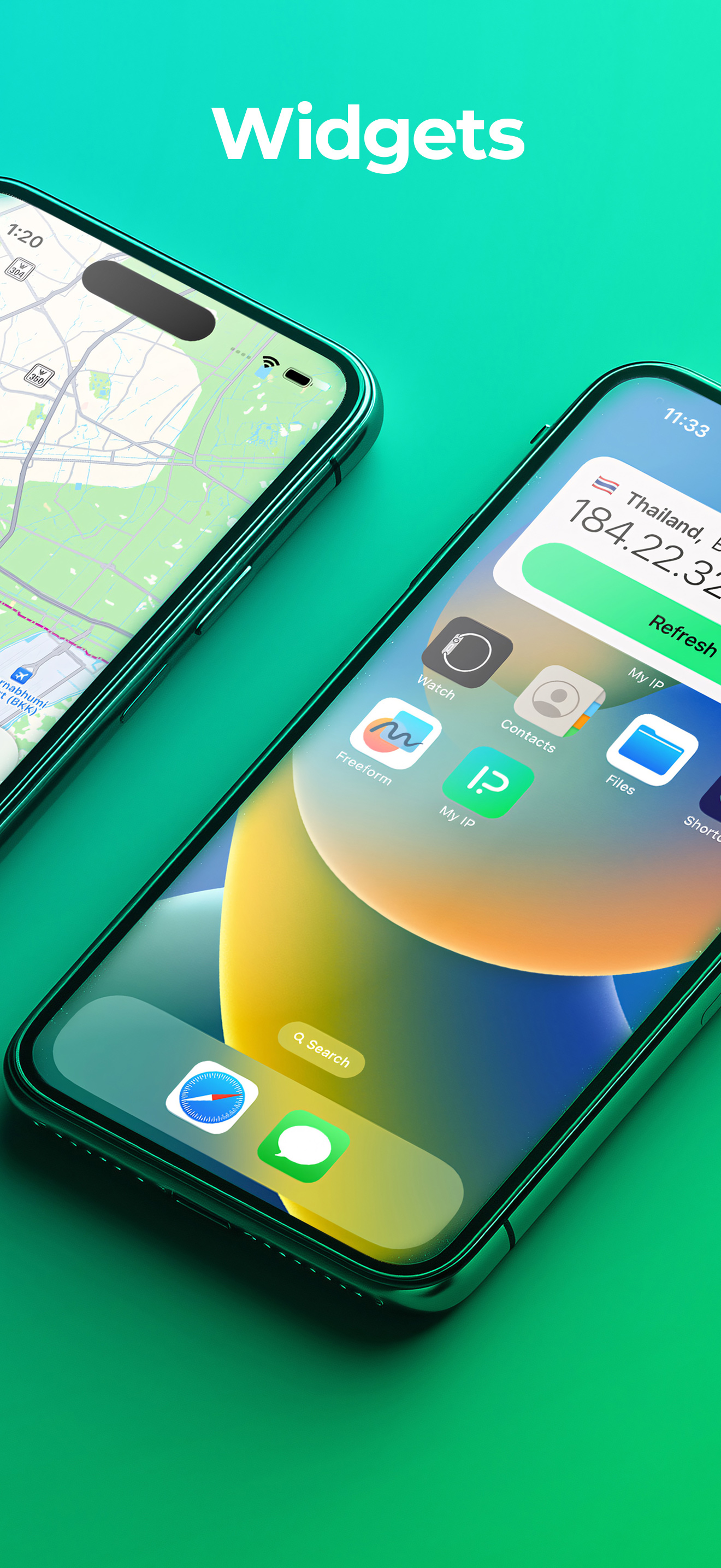 My IP Widget Screenshot 2